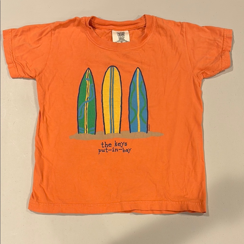 Comfort Colors Orange and Green Short Sleeve Tees